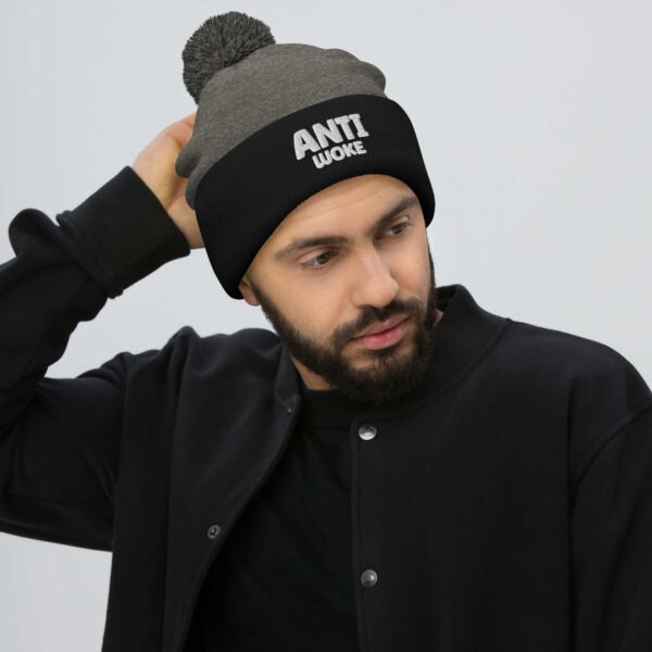 Anti-Woke Pom-Pom Beanie - Image 7