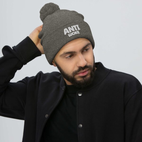 Anti-Woke Pom-Pom Beanie - Image 8