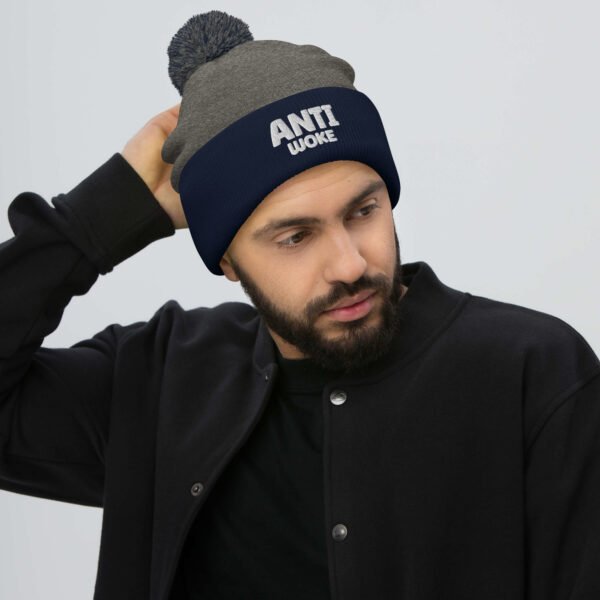 Anti-Woke Pom-Pom Beanie - Image 6