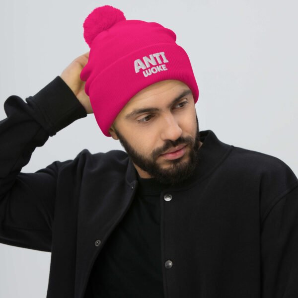 Anti-Woke Pom-Pom Beanie - Image 9