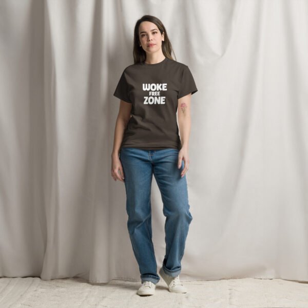 T-Shirt: Woke Free Zone - Unisex - Image 4