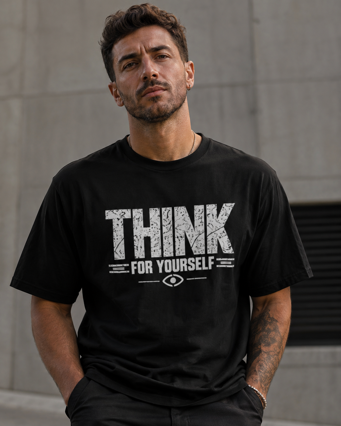 THINK FOR YOURSELF – Premium Independent Thinking Graphic T-Shirt