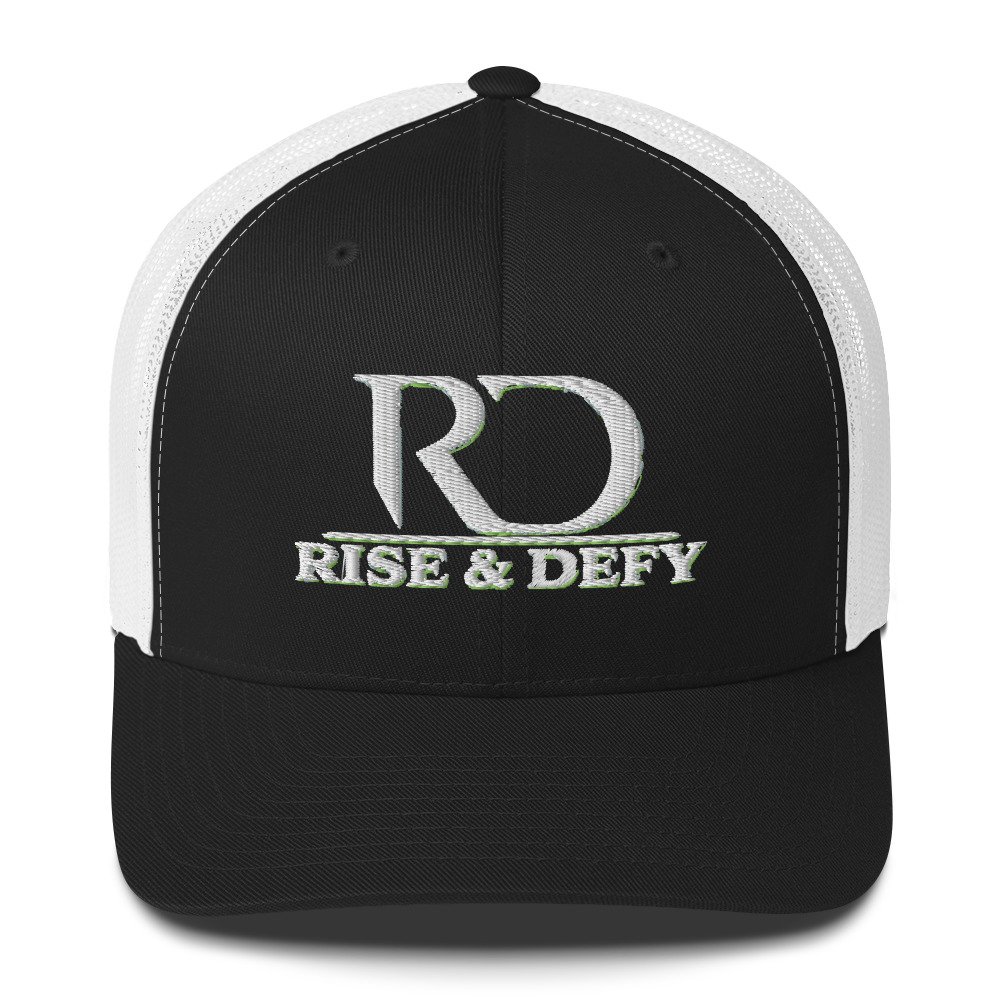 RISE & DEFY Signature Embroidered Trucker Cap - Image 2