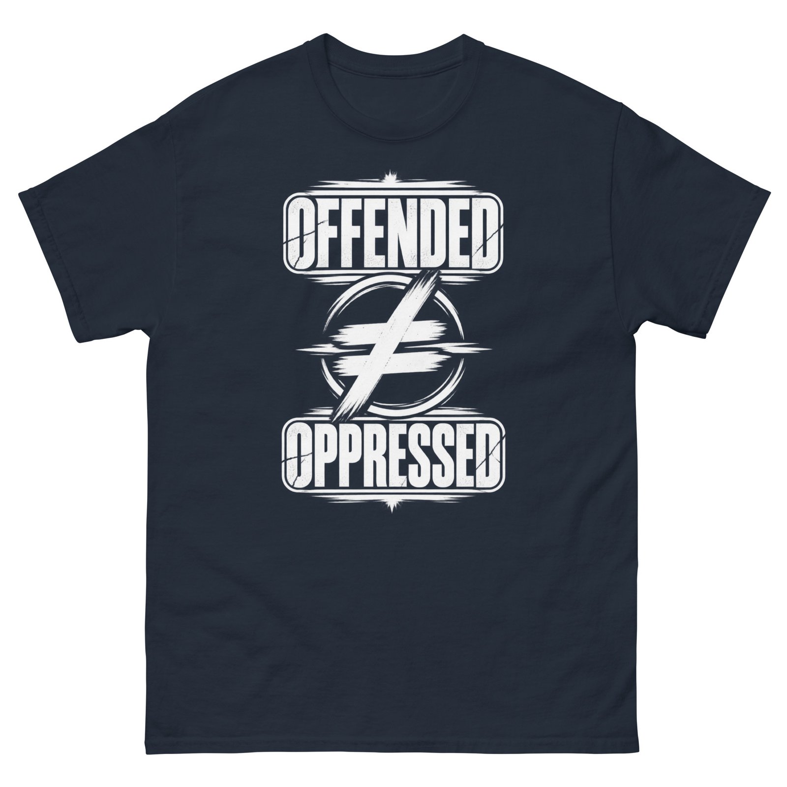 Offended ≠ Oppressed – Bold Free Speech Graphic T-Shirt - Image 5