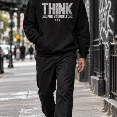 Hoodie Think for Yourself Anti Woke